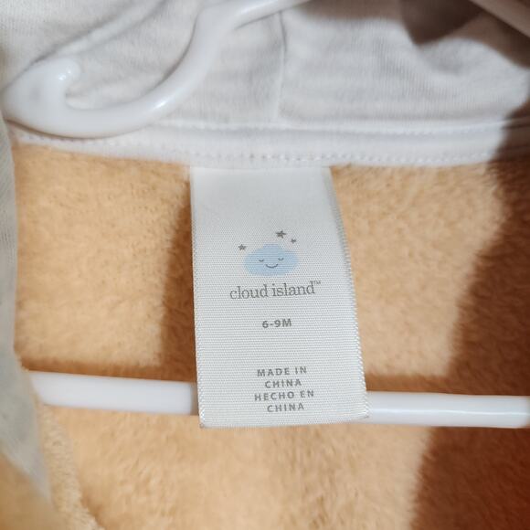 Cloud Island super soft plush fox hood baby bath robe size 6-9 months - Picture 4 of 11